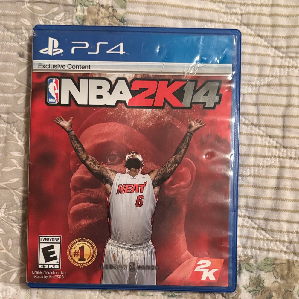 Sony PS4 NBA 2K14 - Blue and Red Case